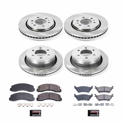 PowerStop Power Stop 12-18 Ford F-150 Front & Rear Autospecialty Brake Kit KOE6268