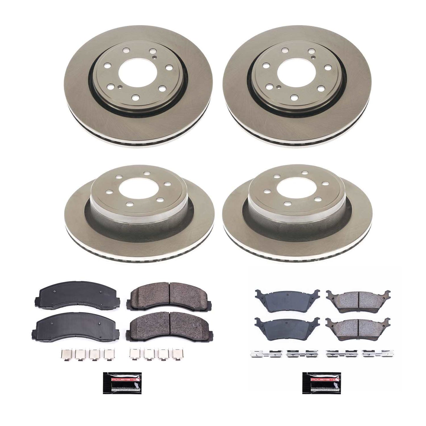 PowerStop Power Stop 12-14 Ford F-150 Front & Rear Autospecialty Brake Kit KOE6269