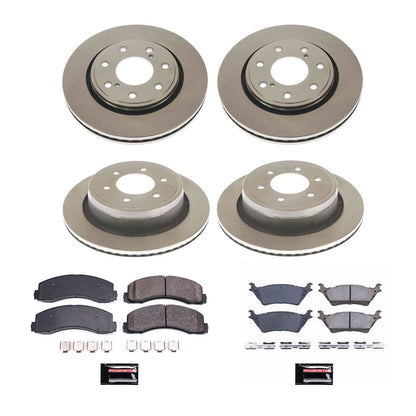 PowerStop Power Stop 12-14 Ford F-150 Front & Rear Autospecialty Brake Kit KOE6269