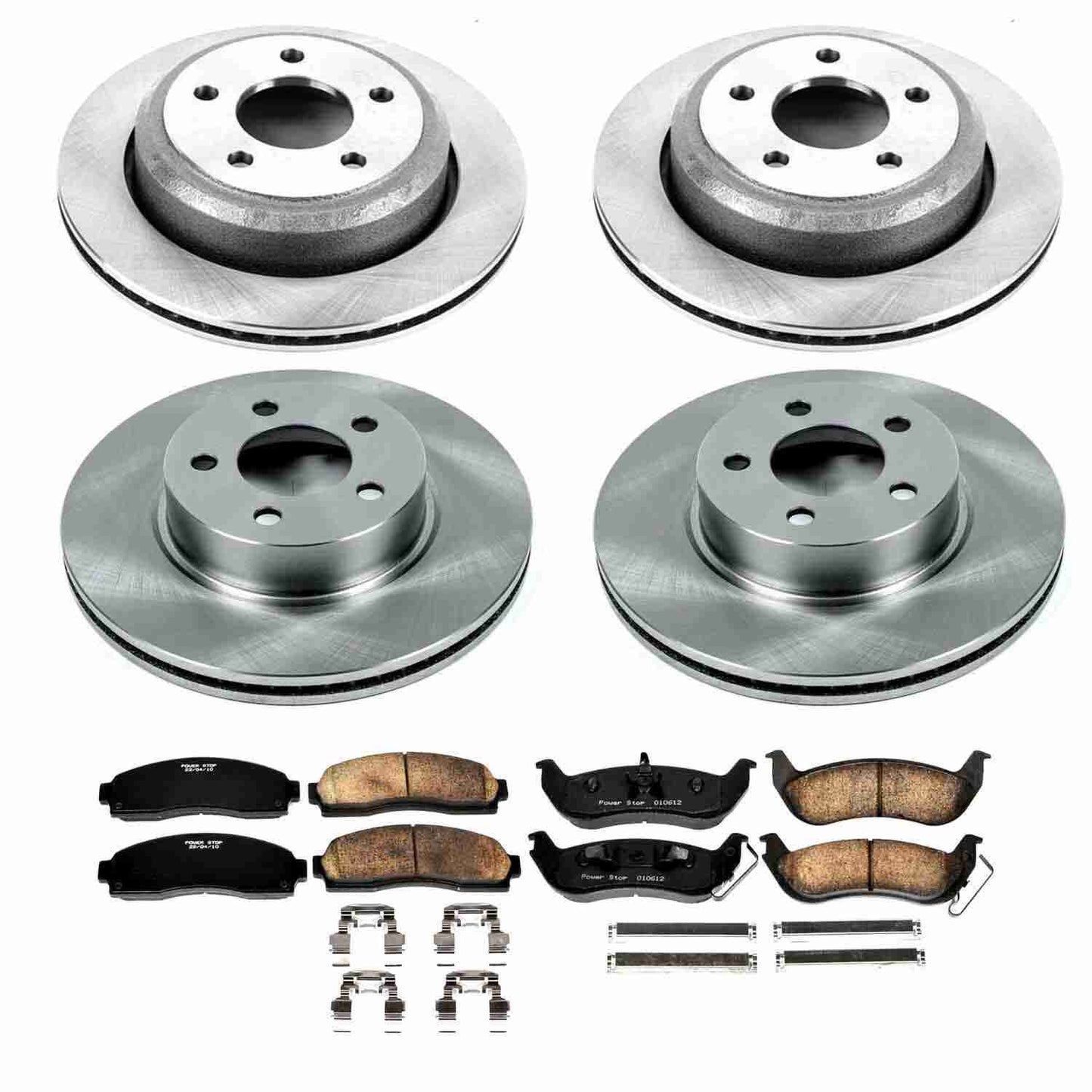 PowerStop Power Stop 10-11 Ford Ranger Front & Rear Autospecialty Brake Kit KOE6273