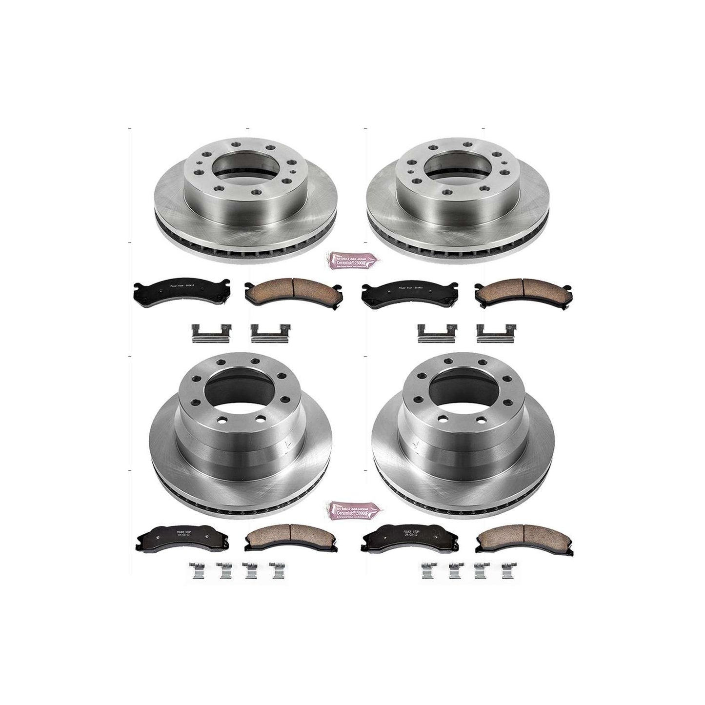 PowerStop Power Stop 09-19 Chevrolet Express 3500 Front & Rear Autospecialty Brake Kit KOE6274