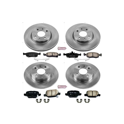 PowerStop Power Stop 12-18 Fiat 500 Front & Rear Autospecialty Brake Kit KOE6291