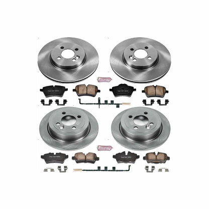 PowerStop Power Stop 07-10 Mini Cooper Front & Rear Autospecialty Brake Kit KOE6301