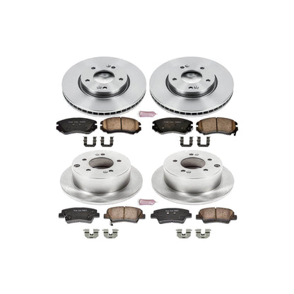 PowerStop Power Stop 12-13 Kia Soul Front & Rear Autospecialty Brake Kit KOE6303
