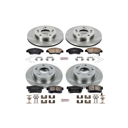 PowerStop Power Stop 13-15 Acura ILX Front & Rear Autospecialty Brake Kit KOE6318