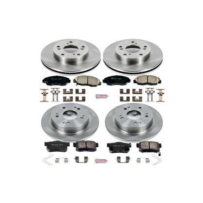 PowerStop Power Stop 2012 Honda Civic Front & Rear Autospecialty Brake Kit KOE6320