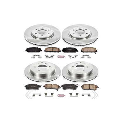 PowerStop Power Stop 11-13 Infiniti QX56 Front & Rear Autospecialty Brake Kit KOE6322