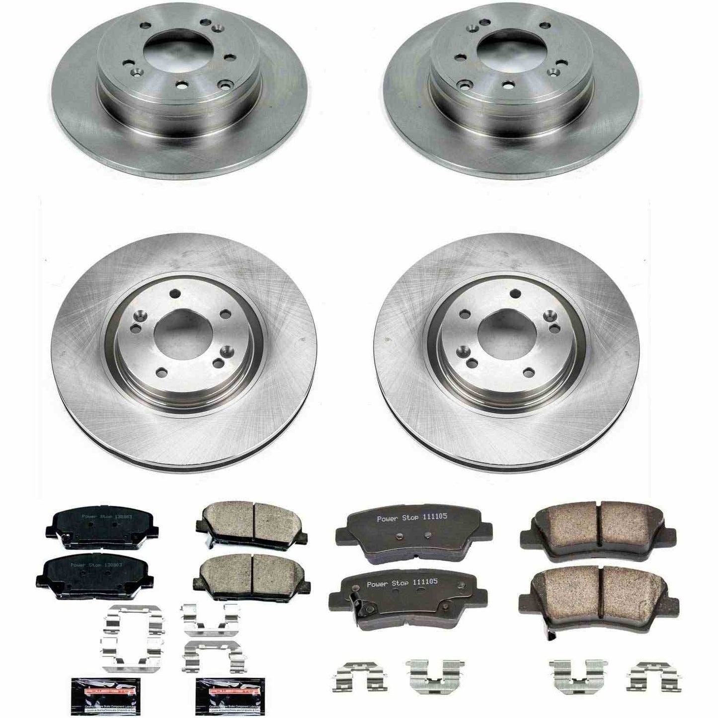 PowerStop Power Stop 11-15 Kia Optima Front & Rear Autospecialty Brake Kit KOE6325