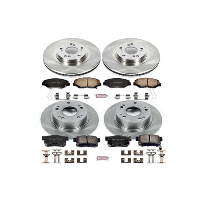 PowerStop Power Stop 13-15 Acura ILX Front & Rear Autospecialty Brake Kit KOE6327