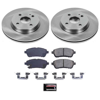 PowerStop Power Stop 11-14 Mazda 2 Front Autospecialty Brake Kit KOE6344