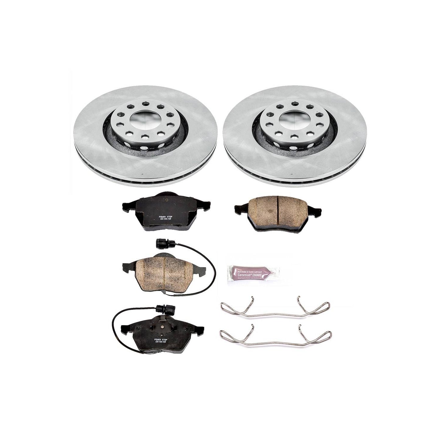 PowerStop Power Stop 97-99 Audi A8 Front Autospecialty Brake Kit KOE634