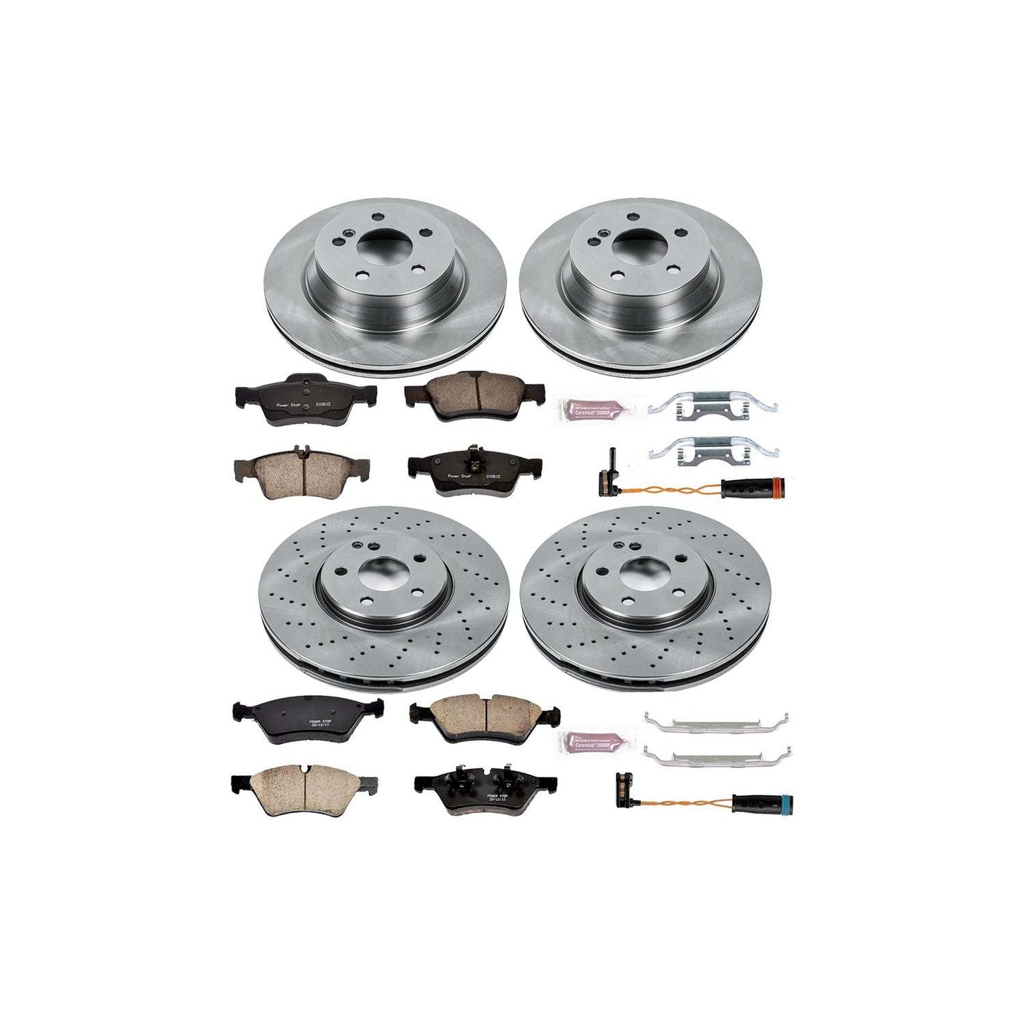 PowerStop Power Stop 07-09 Mercedes-Benz E350 Front & Rear Autospecialty Brake Kit KOE6358