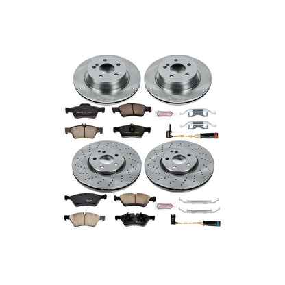 PowerStop Power Stop 07-09 Mercedes-Benz E350 Front & Rear Autospecialty Brake Kit KOE6358