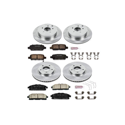 PowerStop Power Stop 11-17 Nissan Quest Front & Rear Autospecialty Brake Kit KOE6361