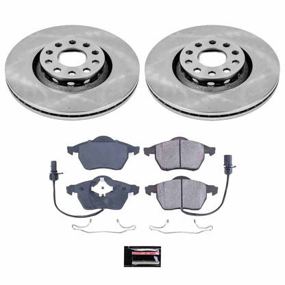 PowerStop Power Stop 02-05 Audi A4 Front Autospecialty Brake Kit KOE636