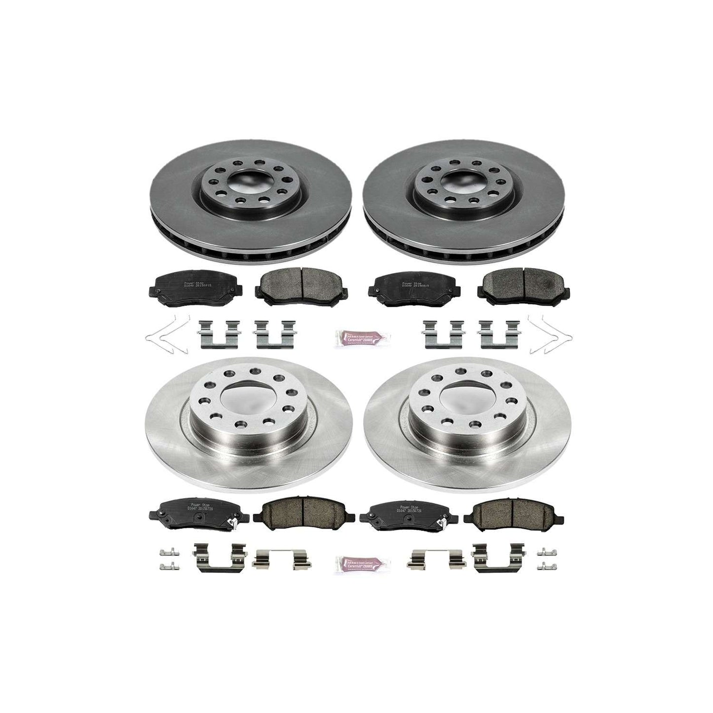 PowerStop Power Stop 13-16 Dodge Dart Front & Rear Autospecialty Brake Kit KOE6373