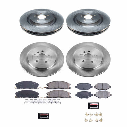 PowerStop Power Stop 13-19 Ford Explorer Front & Rear Autospecialty Brake Kit KOE6375