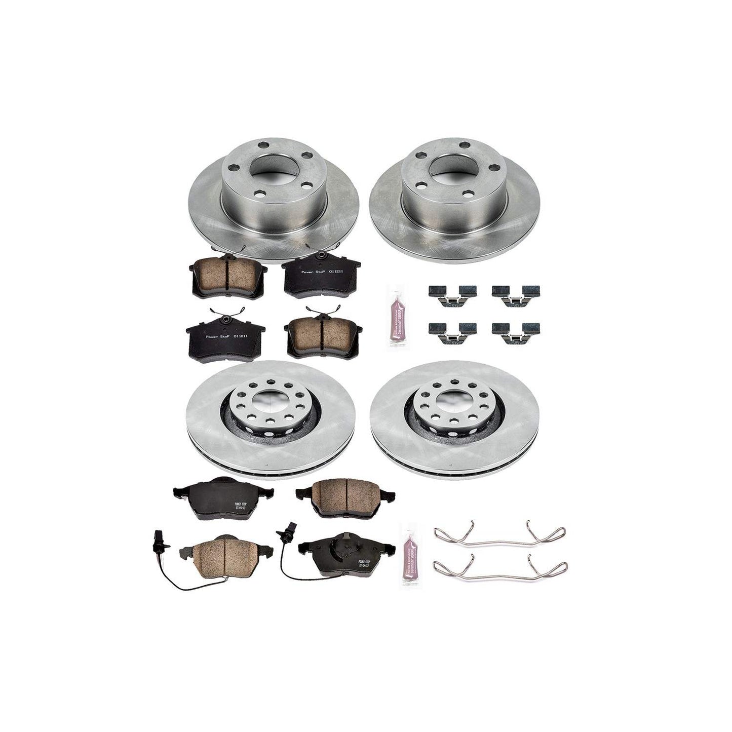 PowerStop Power Stop 98-04 Audi A6 Front & Rear Autospecialty Brake Kit KOE637