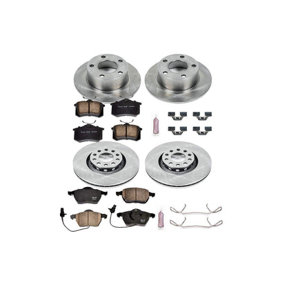 PowerStop Power Stop 98-04 Audi A6 Front & Rear Autospecialty Brake Kit KOE637