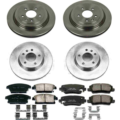 PowerStop Power Stop 13-15 Cadillac ATS Front & Rear Autospecialty Brake Kit KOE6387