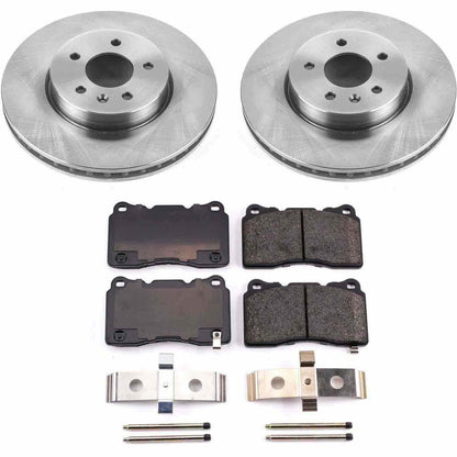 PowerStop Power Stop 13-18 Cadillac ATS Front Autospecialty Brake Kit KOE6389