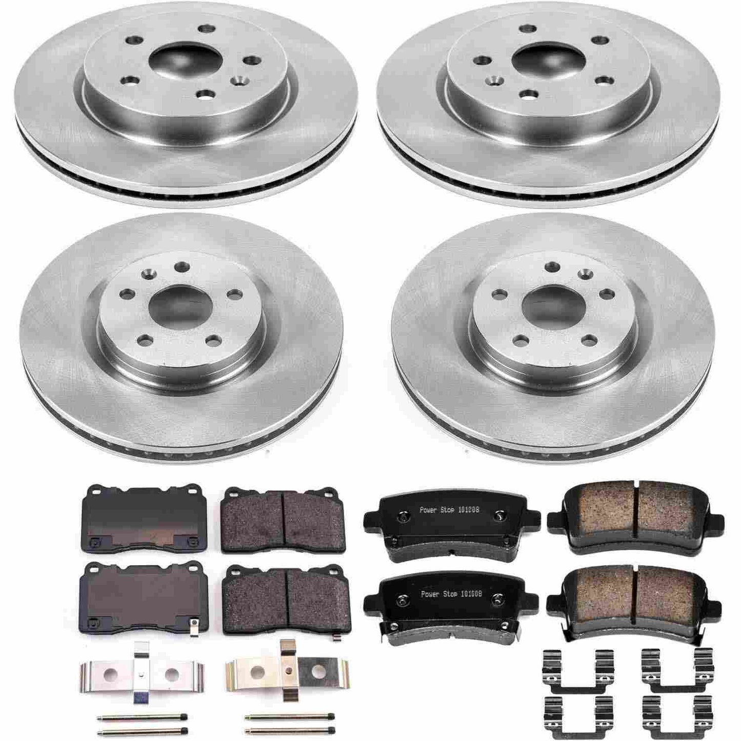 PowerStop Power Stop 14-17 Buick Regal Front & Rear Autospecialty Brake Kit KOE6392