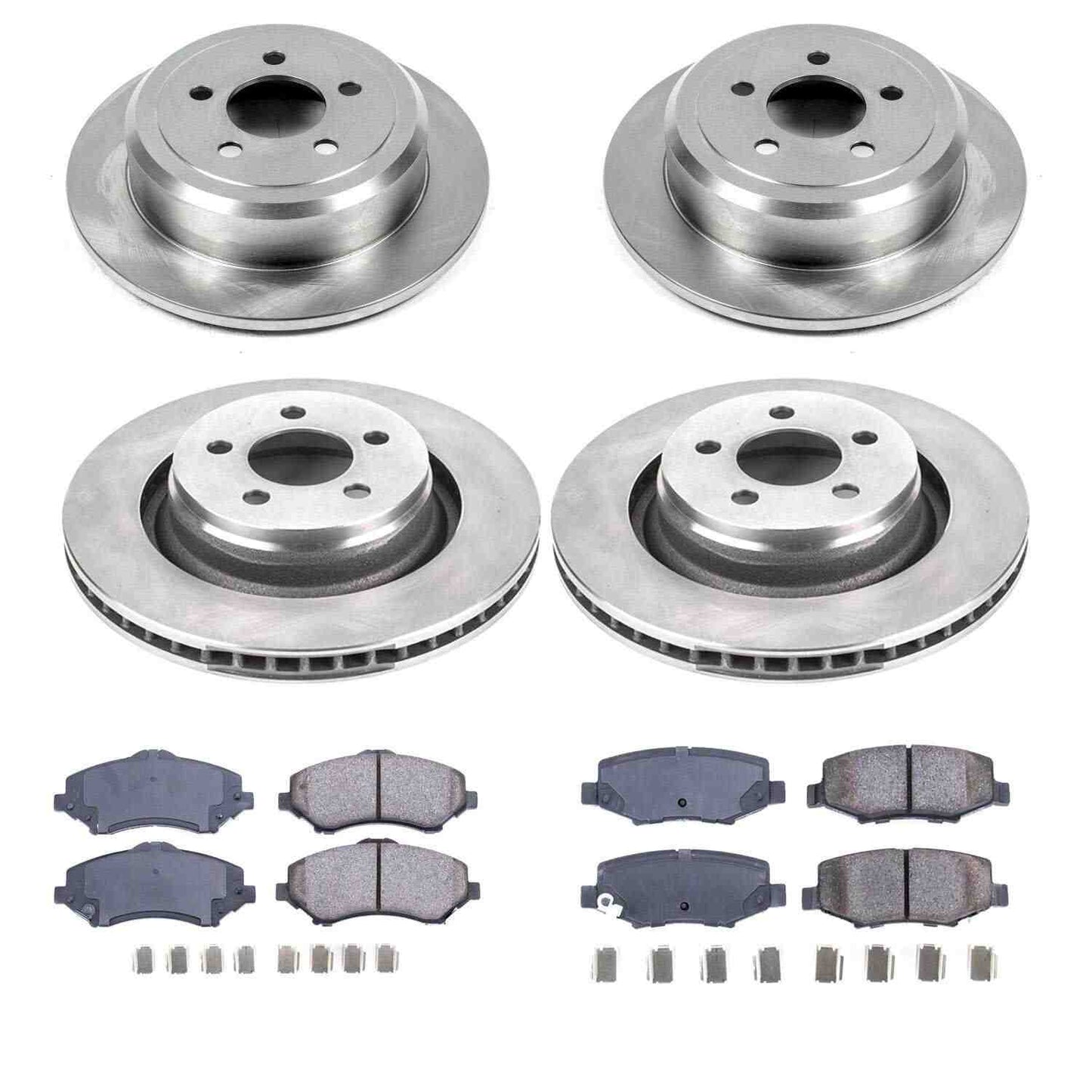 PowerStop Power Stop 09-11 Dodge Nitro Front & Rear Autospecialty Brake Kit KOE6396