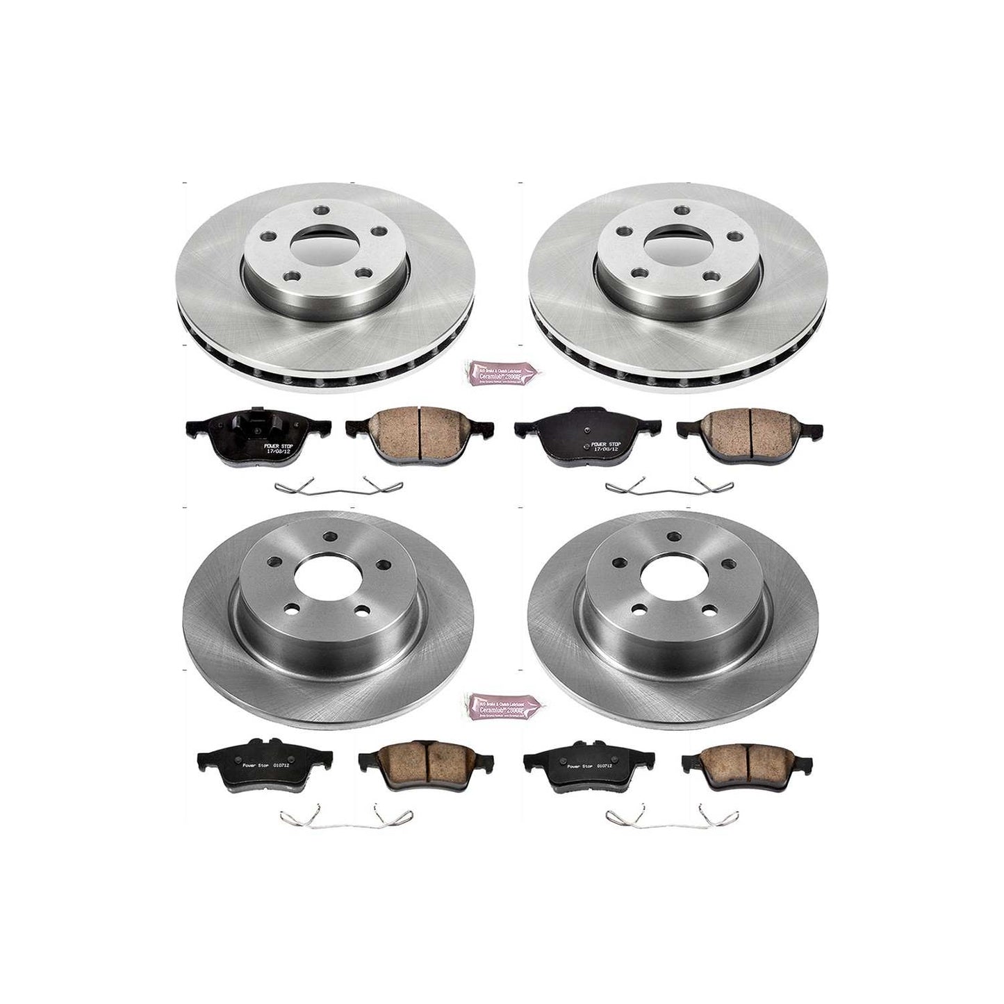 PowerStop Power Stop 13-18 Ford C-Max Front & Rear Autospecialty Brake Kit KOE6397