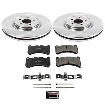 PowerStop Power Stop 13-14 Ford Mustang Front Autospecialty Brake Kit KOE6400