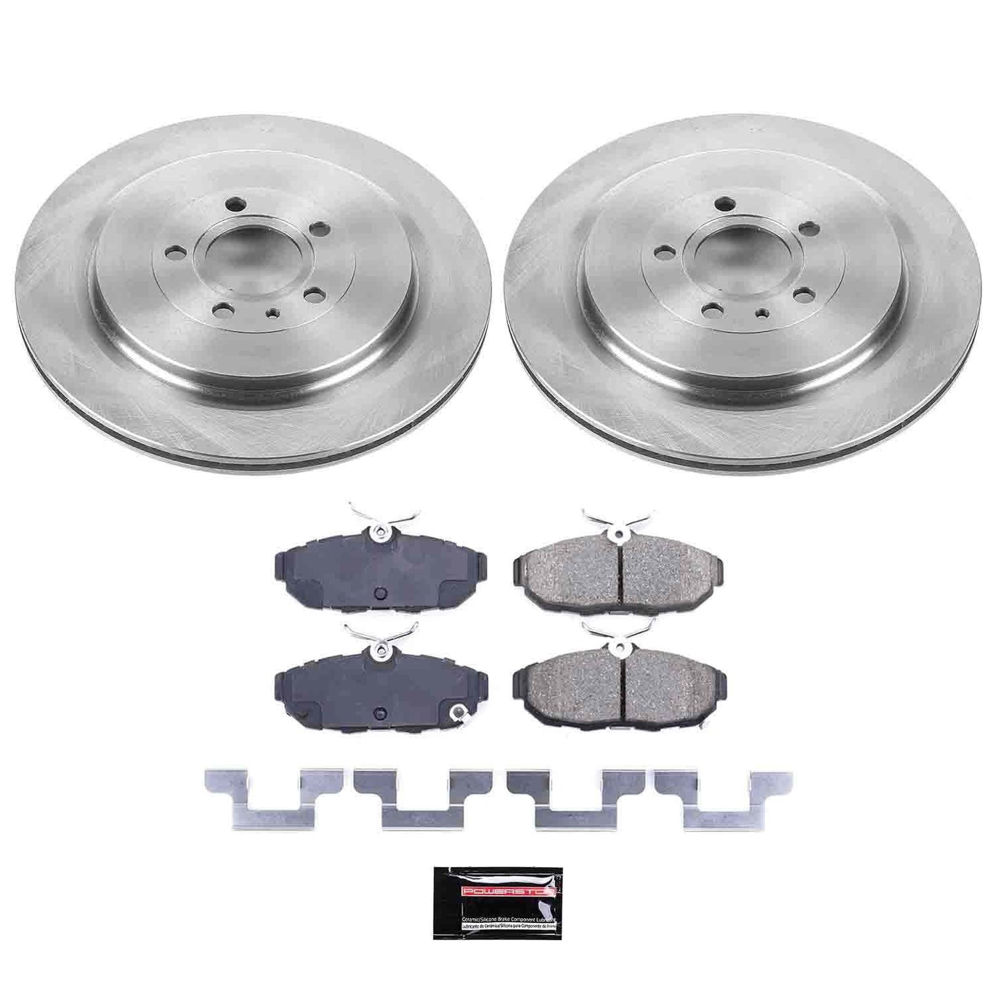 PowerStop Power Stop 13-14 Ford Mustang Rear Autospecialty Brake Kit KOE6402