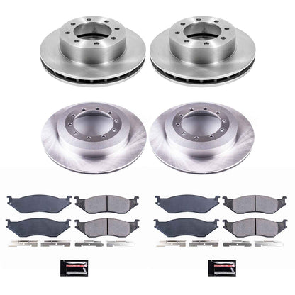 PowerStop Power Stop 02-04 Ford F-450 Super Duty Front & Rear Autospecialty Brake Kit KOE6408