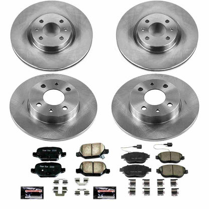 PowerStop Power Stop 12-18 Fiat 500 Front & Rear Autospecialty Brake Kit KOE6427