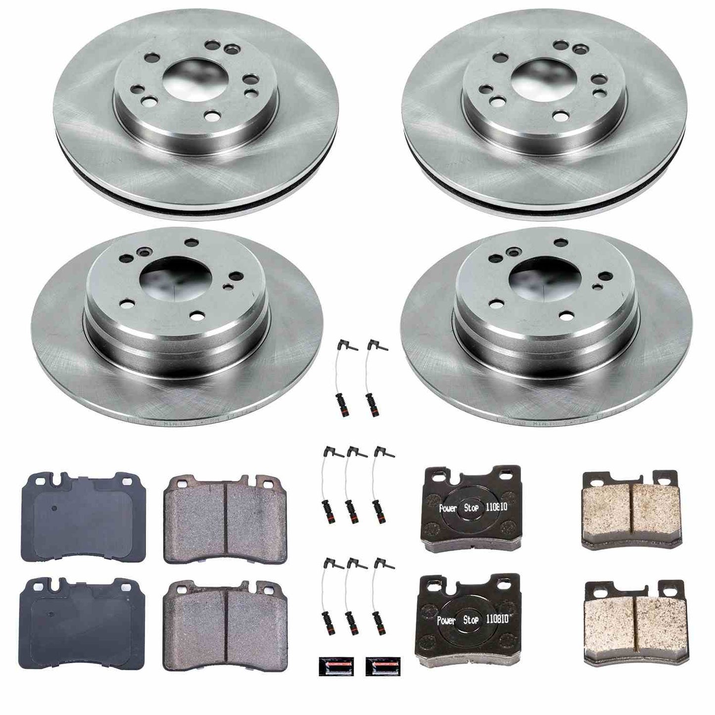 PowerStop Power Stop 90-93 Mercedes-Benz 300CE Front & Rear Autospecialty Brake Kit KOE6465