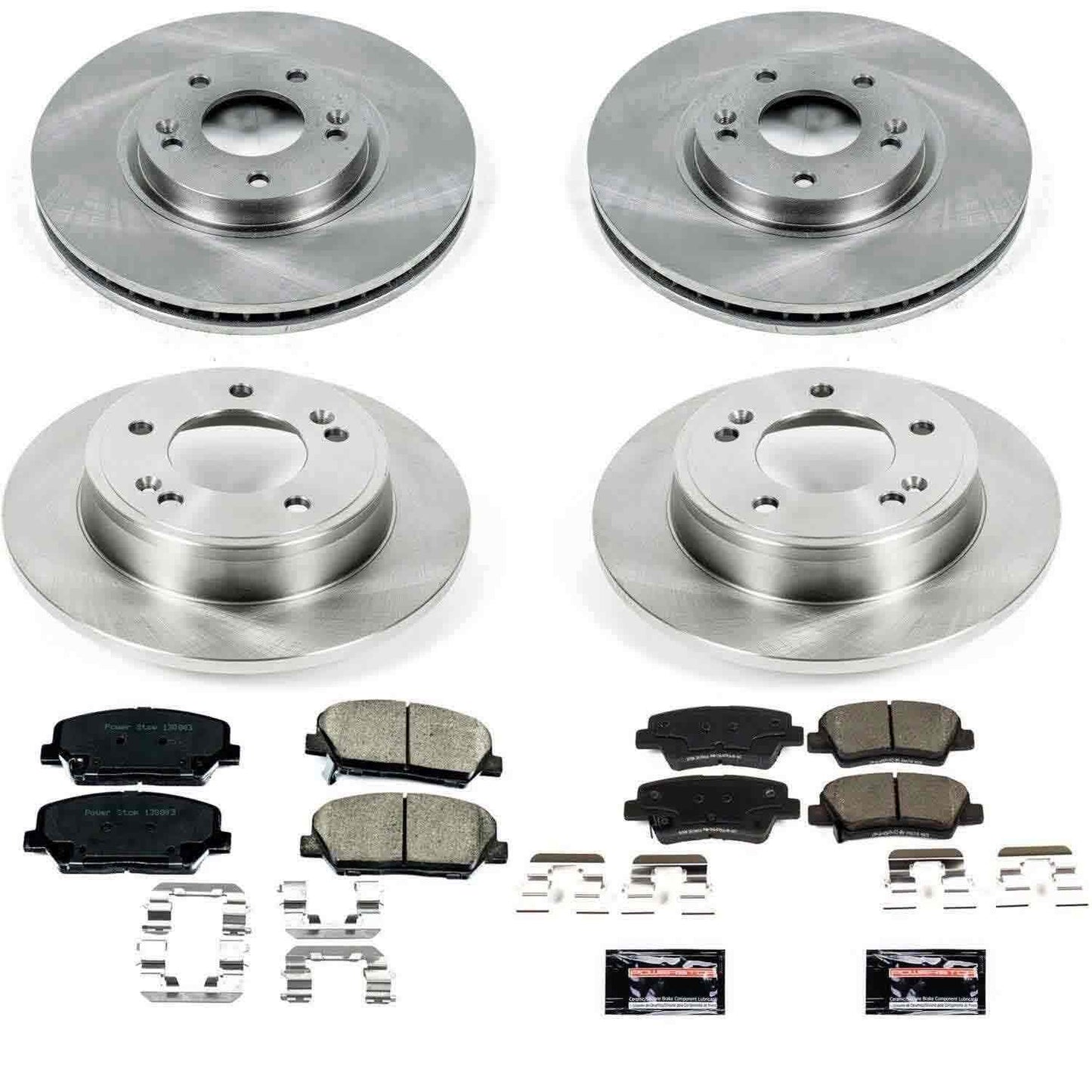 PowerStop Power Stop 13-15 Hyundai Veloster Front & Rear Autospecialty Brake Kit KOE6485