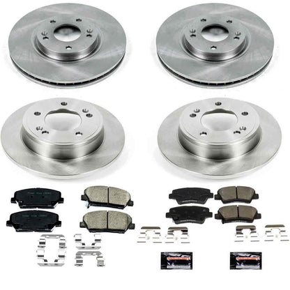 PowerStop Power Stop 13-15 Hyundai Veloster Front & Rear Autospecialty Brake Kit KOE6485