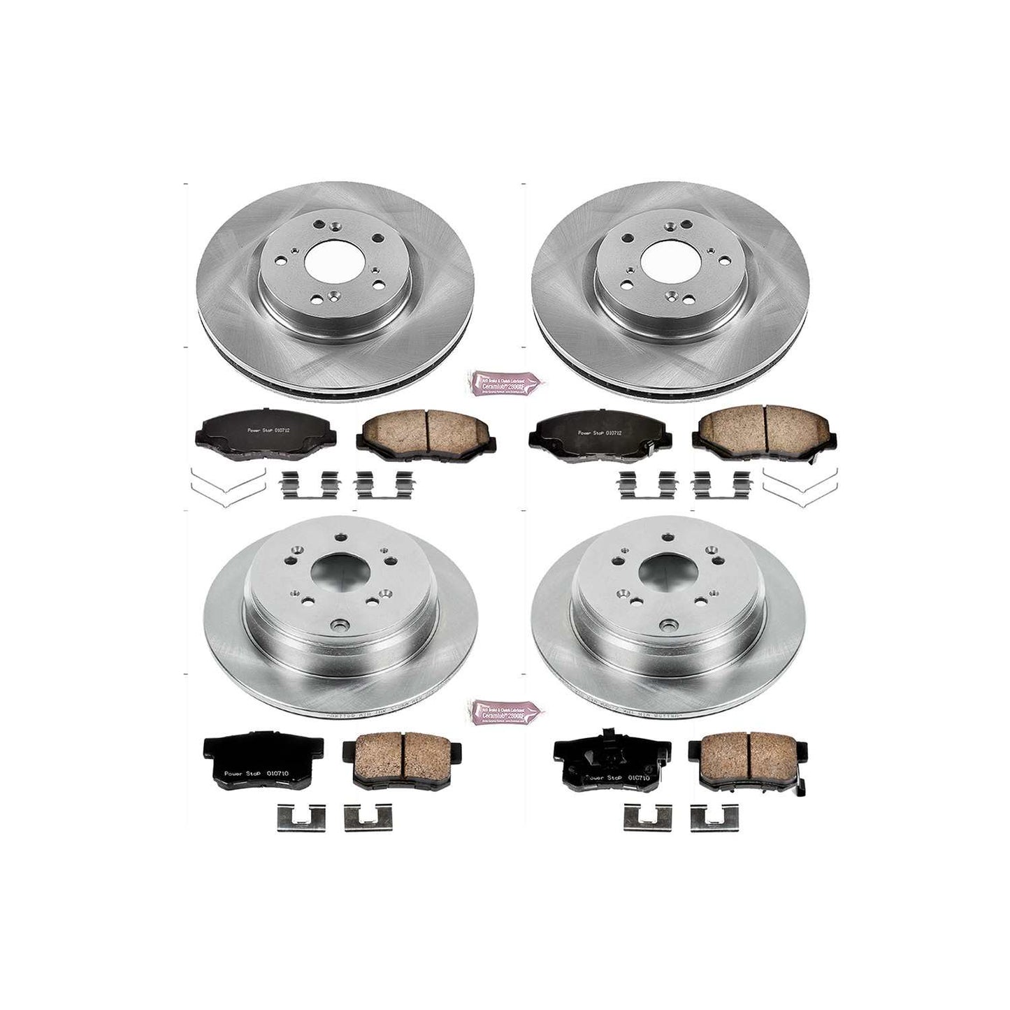 PowerStop Power Stop 12-16 Honda CR-V Front & Rear Autospecialty Brake Kit KOE6489