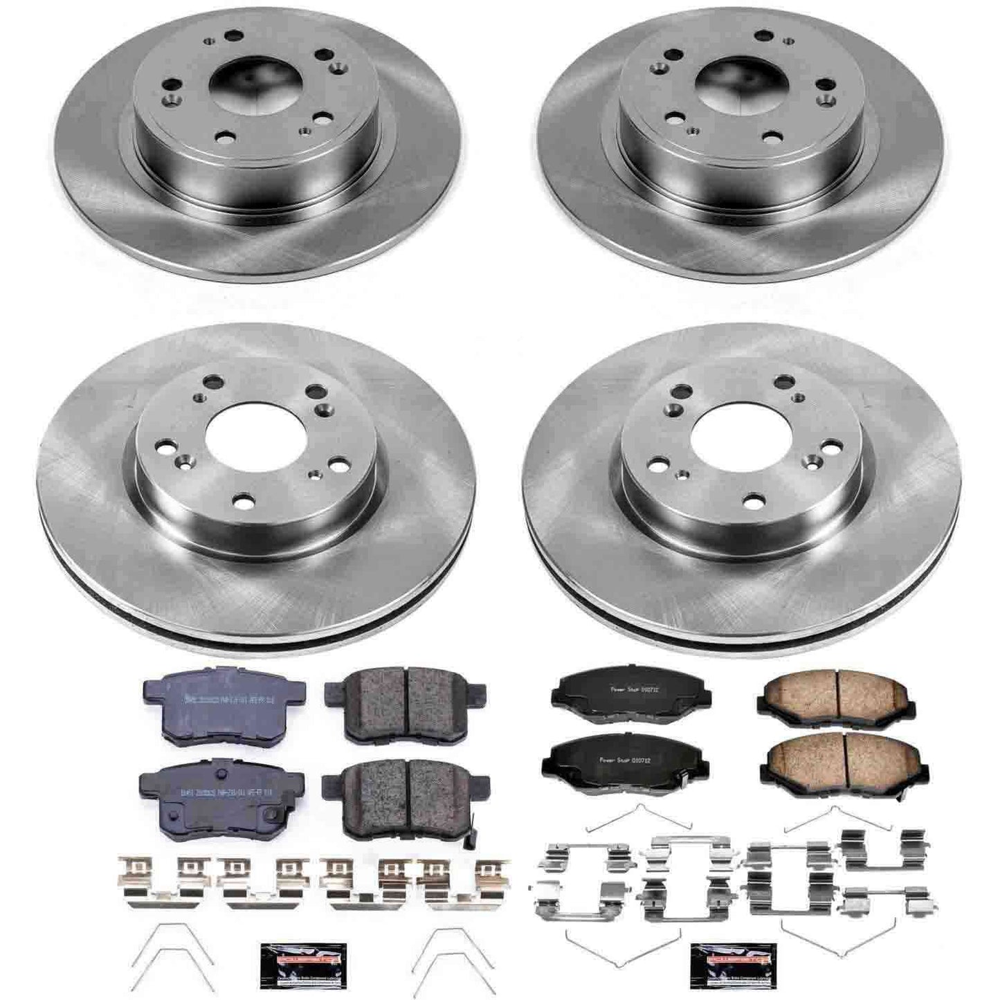 PowerStop Power Stop 13-17 Honda Accord Front & Rear Autospecialty Brake Kit KOE6491