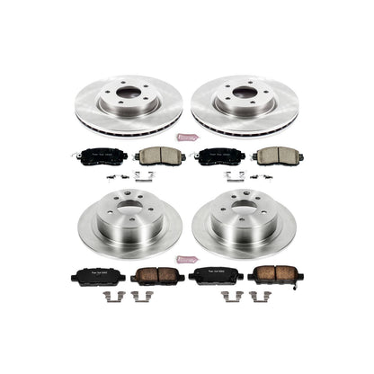 PowerStop Power Stop 13-18 Nissan Altima Front & Rear Autospecialty Brake Kit KOE6495