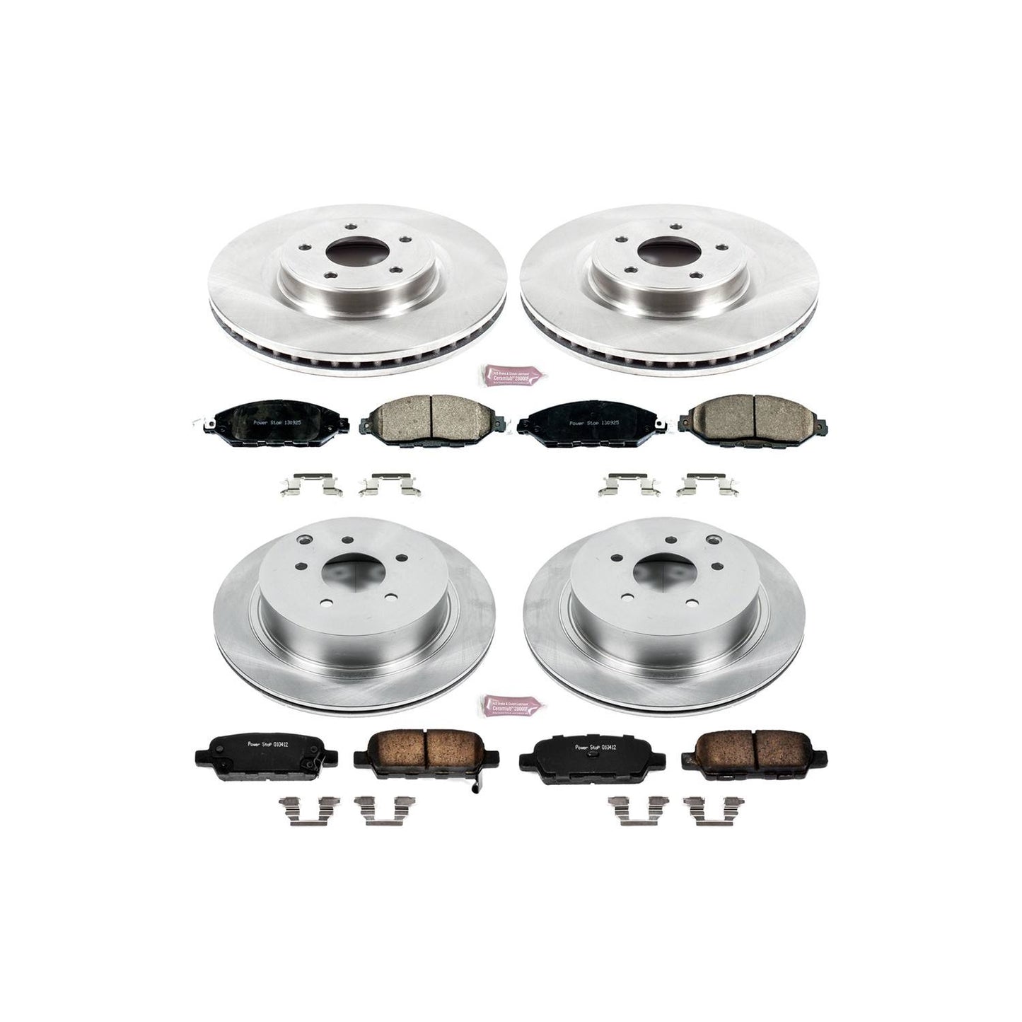 PowerStop Power Stop 2013 Infiniti JX35 Front & Rear Autospecialty Brake Kit KOE6497