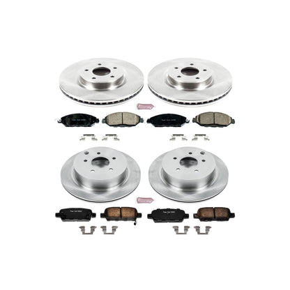 PowerStop Power Stop 2013 Infiniti JX35 Front & Rear Autospecialty Brake Kit KOE6497