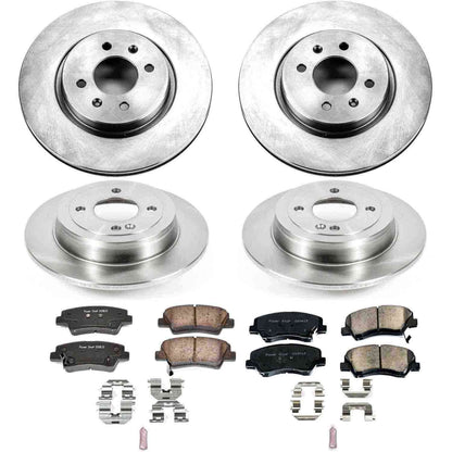 PowerStop Power Stop 12-18 Kia Rio Front & Rear Autospecialty Brake Kit KOE6500