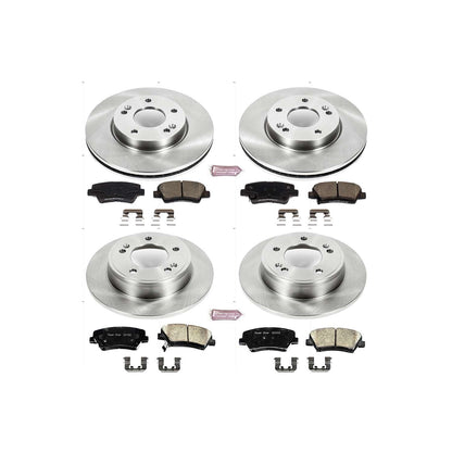 PowerStop Power Stop 12-15 Hyundai Veloster Front & Rear Autospecialty Brake Kit KOE6506