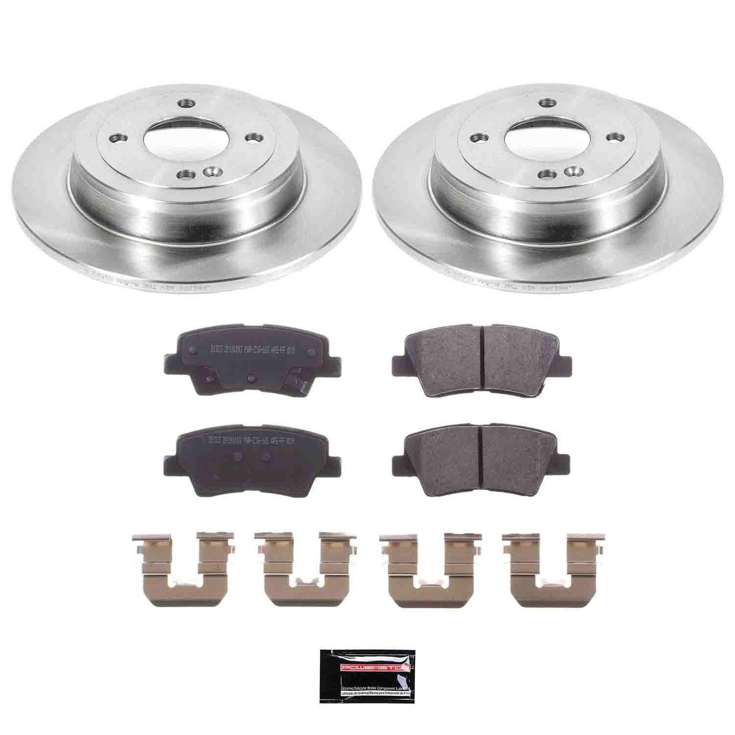 PowerStop Power Stop 12-18 Hyundai Accent Rear Autospecialty Brake Kit KOE6507