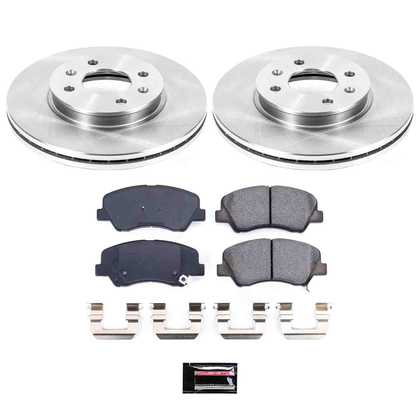 PowerStop Power Stop 12-18 Hyundai Accent Front Autospecialty Brake Kit KOE6508