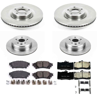 PowerStop Power Stop 13-19 Lexus GS350 Front & Rear Autospecialty Brake Kit KOE6513