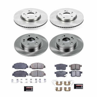 PowerStop Power Stop 13-17 Honda Accord Front & Rear Autospecialty Brake Kit KOE6516