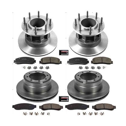 PowerStop Power Stop 2012 Ford F-350 Super Duty Front & Rear Autospecialty Brake Kit KOE6527