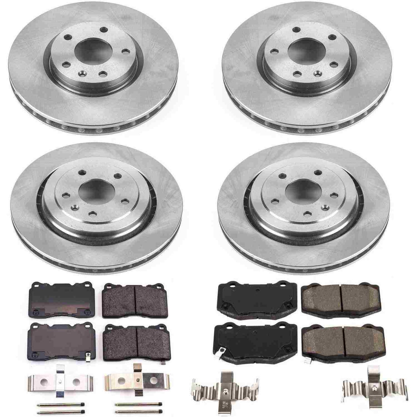 PowerStop Power Stop 2014 Chevrolet Corvette Front & Rear Autospecialty Brake Kit KOE6529