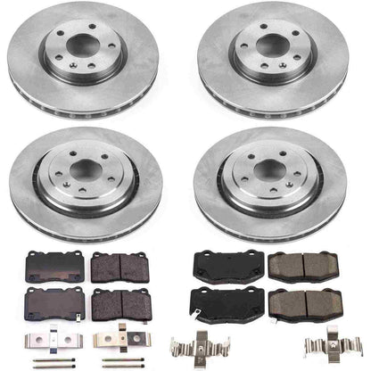 PowerStop Power Stop 2014 Chevrolet Corvette Front & Rear Autospecialty Brake Kit KOE6529