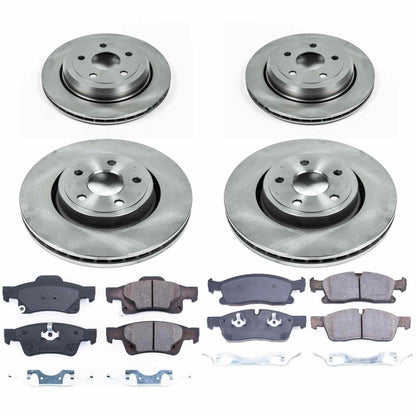 PowerStop Power Stop 13-16 Dodge Durango Front & Rear Autospecialty Brake Kit KOE6537